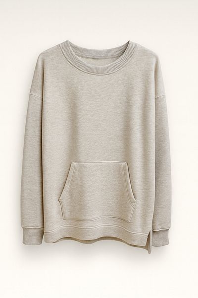 Amia&Co. Beige Cotton Bottom-Top Double Basic Set