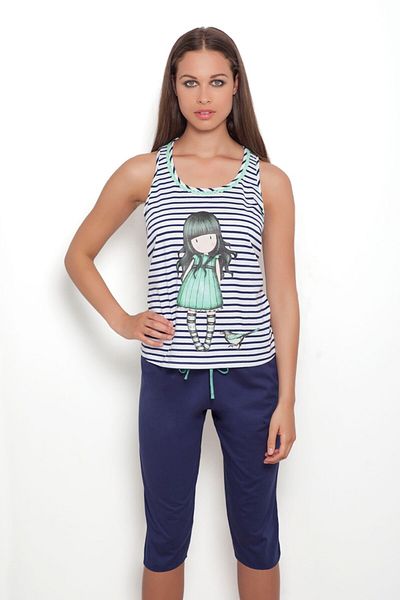 Santoro Pijama Gorjuss dama pirat I gave you my heart - M