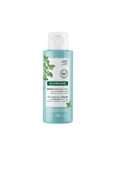 Klorane Exfoliant facial pentru ten mixt si gras MENTA BIO 50 g