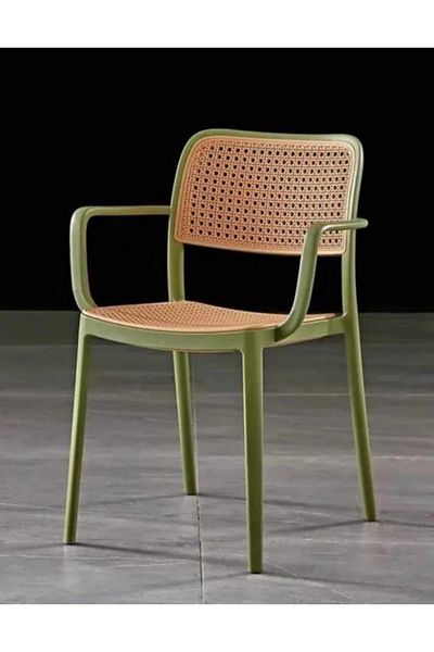 smart home Modern fiber single chair with strong legs - 50x45x80 cm | Durable seat for office, dining room