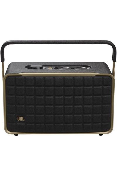 JBL Sistem audio portabil Authentics 300, Wi-Fi, Bluetooth, design retro, negru