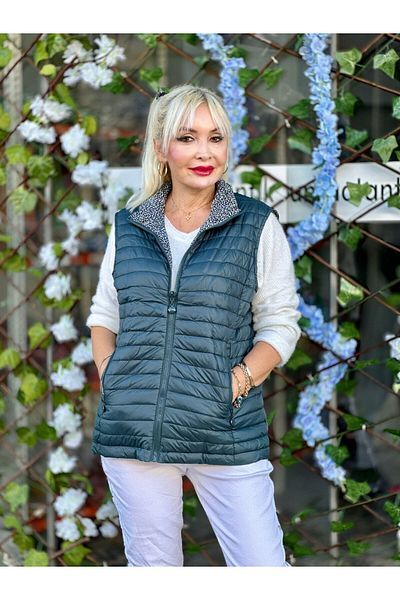 Punta Otantik N7751 Italian Double Sided Vest Green