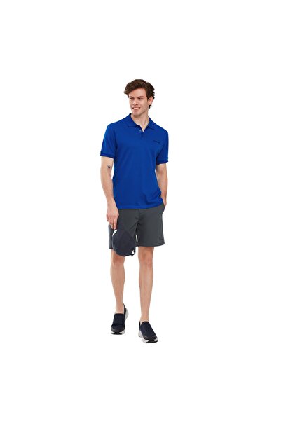 SKECHERS Ανδρικό μπλουζάκι με μπλε γιακά πόλο