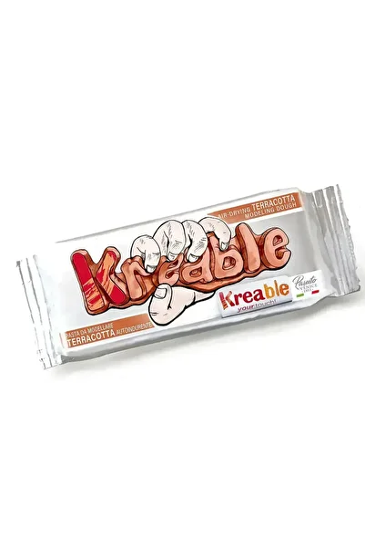 Kreable Air Dry Ceramic Plasticine 500 Gr Terracotta 0611.S00