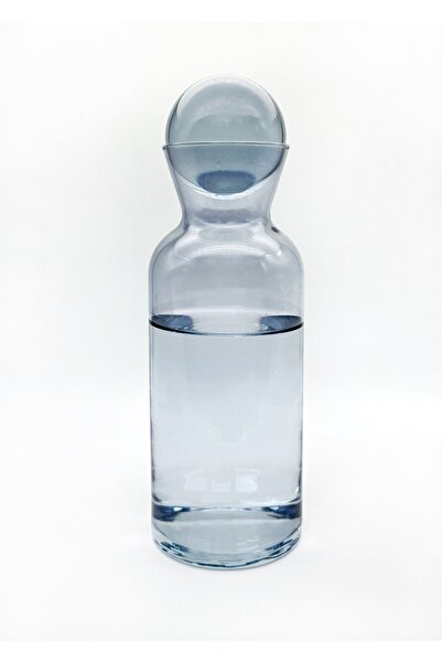 ÖzcamKristal Siyah Renkli Kapaklı Silindir Sürahi 700 ml – Ev ve Ofis İçecek ...