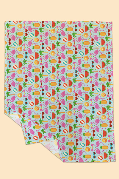 Arancione Co Pink Flamingo Water Repellent, Yer/Mama Sandalyesi Altı, Aktivit...