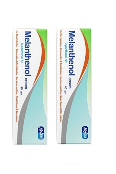 Melano Pharma مجموعة من قطعتين من كريم ميلانثينول المرطب للبشرة لجميع أنواع ا...