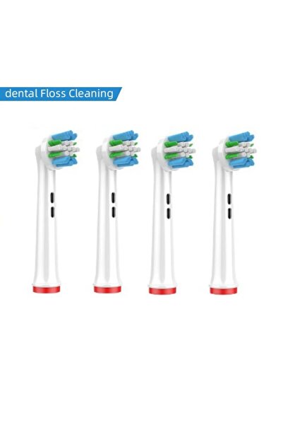 Choice10 EB25-X 4 رؤوس فرشاة أسنان كهربائية بشعيرات دوبونت لتبييض الأسنان/الت...