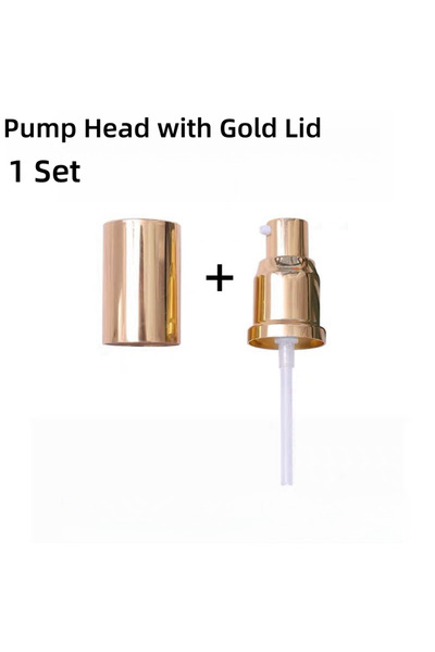 Choice3 طقم واحد من رؤوس المضخة الذهبية لمضخة توزيع كريم الأساس السائل من دبل...
