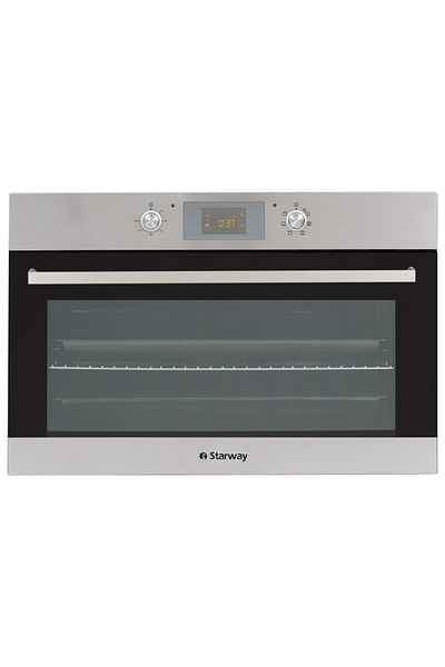 starway Built In Electric Oven, Large Capacity, 73 Liter, 6 Program, 90x60cm, Digital Screen, Timer, 2 Fans