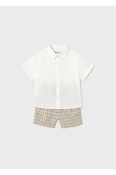MAYORAL Boy's Shirt Shorts Set