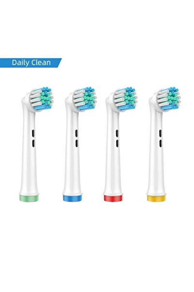 Choice5 EB17-X 4 رؤوس فرشاة أسنان كهربائية بشعيرات دوبونت لتبييض الأسنان/التن...