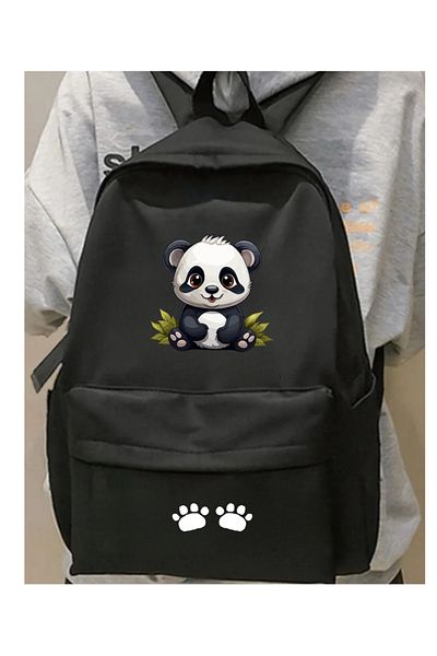 Toum Panda Printed School, Dershane, Course Backpack