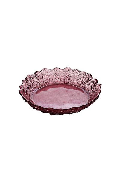 Shuer 7.5-inch Creative Household Glass Snowflake Deep Plate
