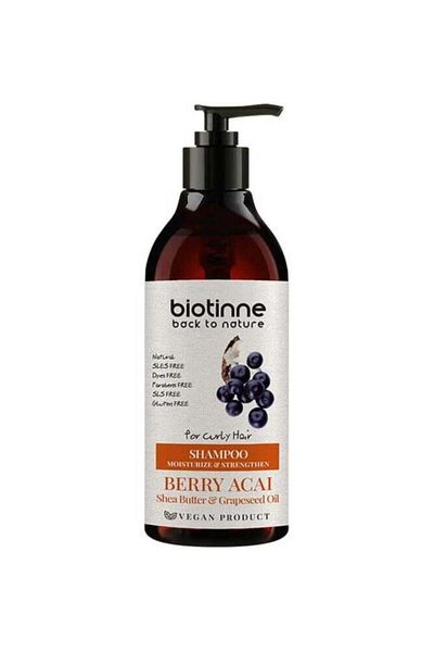 biotinne Berry Acai Shampoo for curly hair