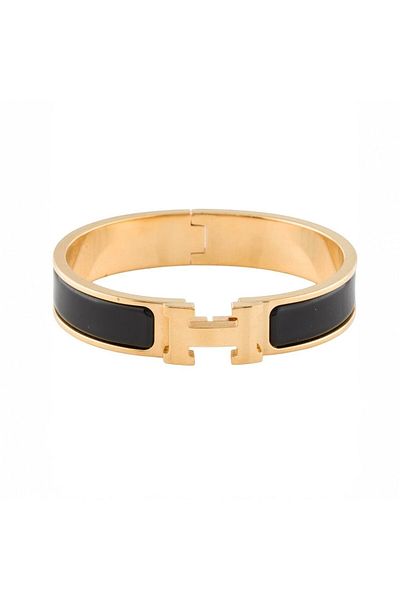 neslyaccessories Top Quality Brand Stamped Stainless Steel Hrms Handcuff Bracelet