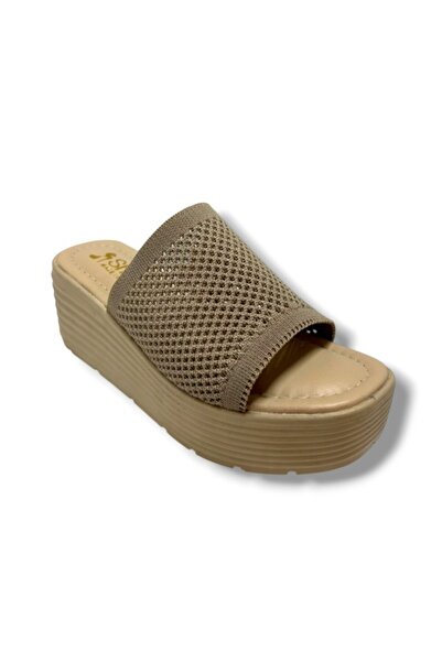 Cakgo 252-25 Πλεκτά Ανατομικά Εξαιρετικά Μαλακά Γυναικεία Παντόφλες με Τακούν...