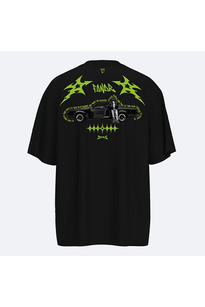 Fandr Store Black Oversize Luther Unisex T-Shirt