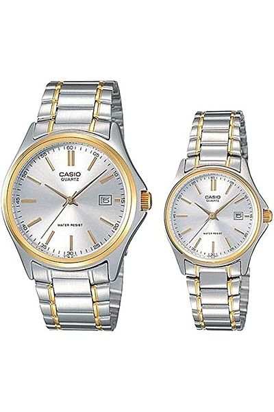 Casio Unisex Metal Fashion Watch Pair