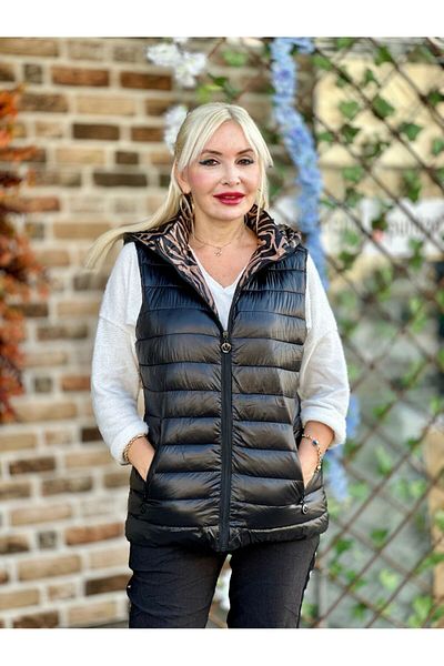 Punta Otantik N2921 Italian Lined Vest Black