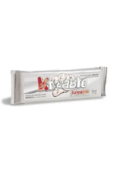 Kreable Air Dry Ceramic Plasticine 1000 Gr White 0612.A00