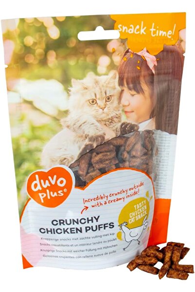 Duvo Plus قطع دجاج مقرمشة من دوفو+ للقطط ٥٠ غرام