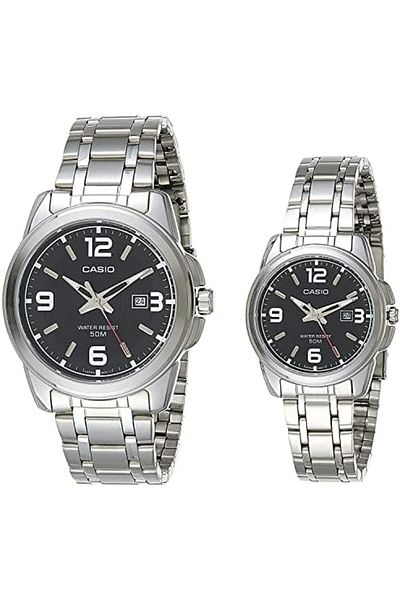 Casio His and Her pair watch MTP/LTP-1314D-1AV
