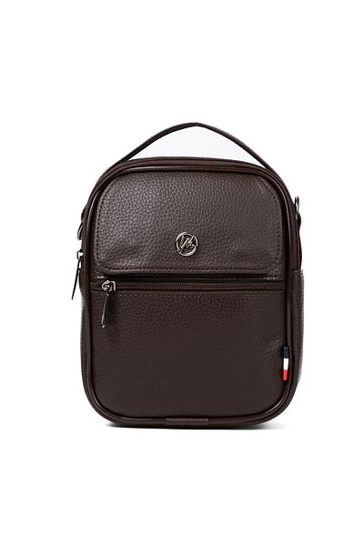 deridense Men's Cross Strap Handbag Black