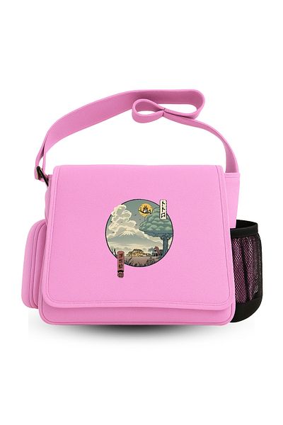 Touz Moda Totoro Unisex Black Messenger Bag