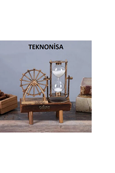 teknonisa nortaljik değirmen YENİ kum saati, zaman ölçer, dekoratif biblo