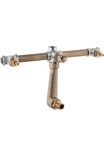 VitrA Juno A40834 Ankastre Banyo Bataryası(Sıva Altı Grubu)Krom
