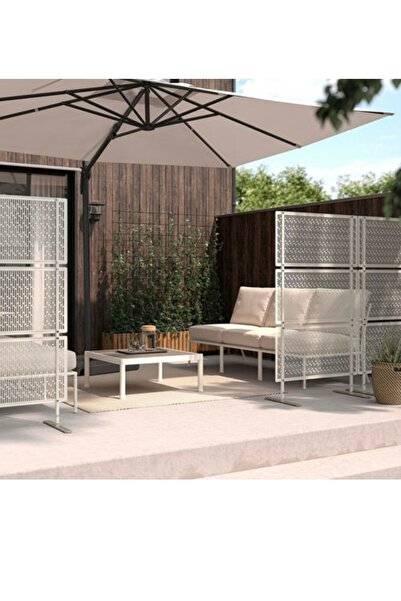 IKEA Lungön paravan, kırık beyaz, 140x80x40cm