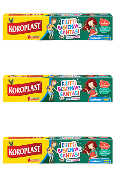 Koroplast Kilitli Beslenme Çantası 15'li X3