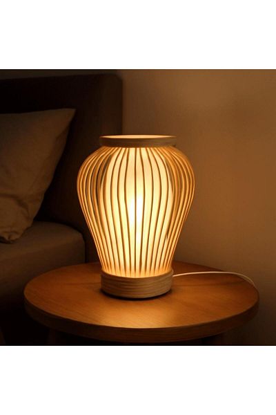 Gharaib Al Tuhaf Beam lamp - luxurious wooden design and warm lighting