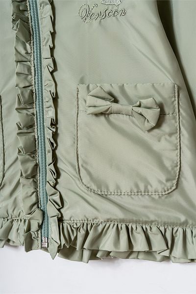 Verscon Girl's Hooded Embroidered Windbreaker & Raincoat 1 - 5 Years