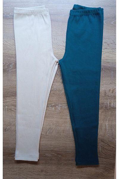 Fun Kids 2-Pack Ribbed Camisole Children's Leggings 7-8 Years