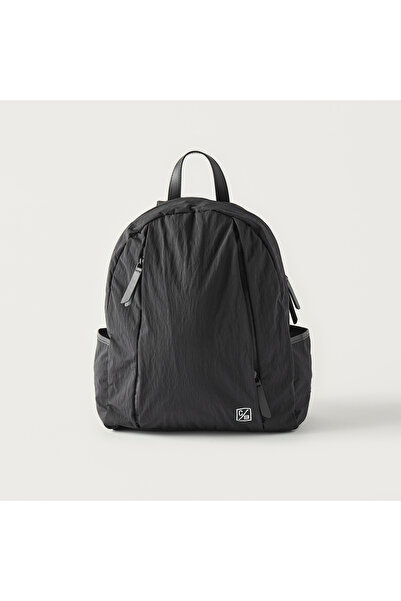 BAGCO حقيبة ظهر متينة بأشرطة قابلة للتعديل وسحاب للإغلاق - 30×10×38 سم