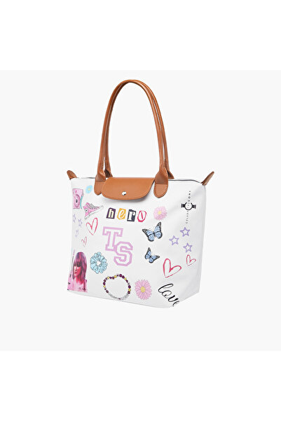 SASHA حقيبة تايلور سويفت ذات المقابض المزدوجة من أيقونات المشاهير