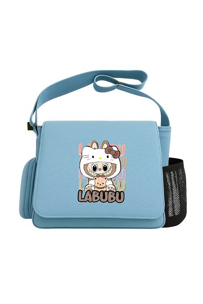 Toum Cute Labubu Printed Unisex Messenger Bag