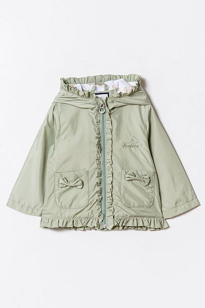 Verscon Girl's Hooded Embroidered Windbreaker & Raincoat 1 - 5 Years