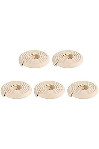 Jiffy 5 Pcs 2M L Shape Baby Safety Table Edge Corner Protector Guard Cushion Anti-collision Strip Bumper S