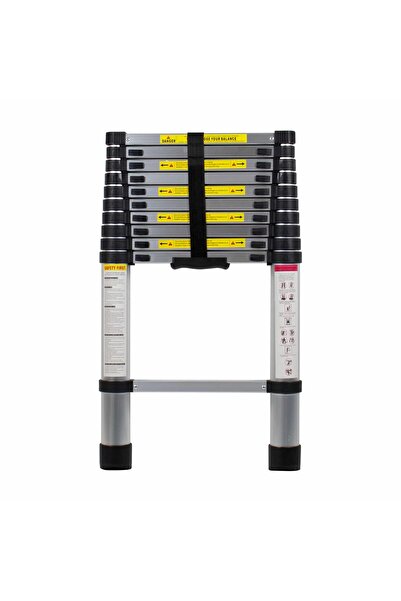 Z-Tools Scară telescopică din aluminiu, 1 secțiune, 11 trepte, 3,2 m lungime / ZLN 3179