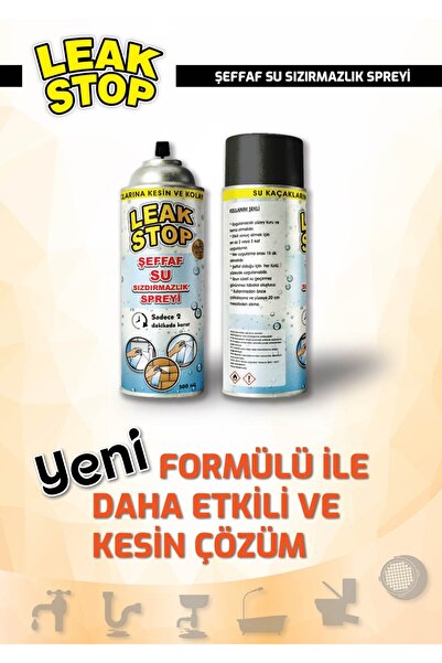 SOSOmarket 1 x 500 ml Şeffaf Su Sızdırmazlık Spreyi Su İzalasyon Mutfak Banyo Araba Tekne