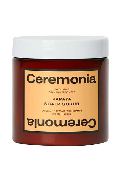 Ceremonia Papaya Scalp Scrub Shampoo, 236ml