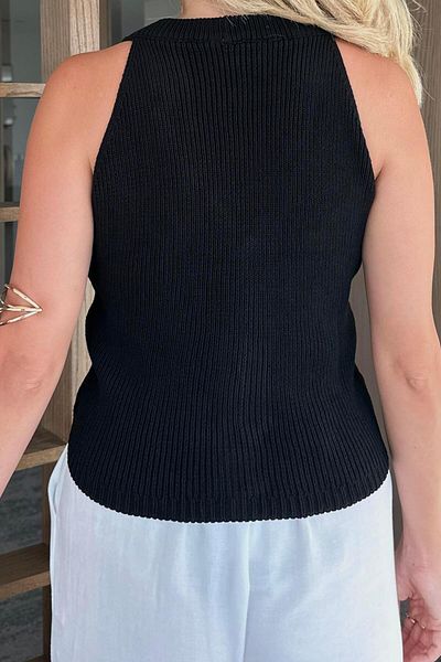 Laluvia Black Vage Vest