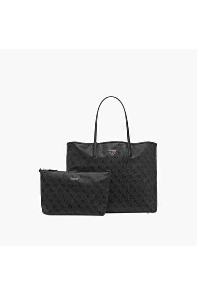 Guess Eco Erica Printed Tote Bag and Pouch Set