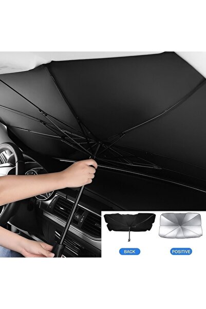 cabbaroğlu ticaret Tüm Araçlar Için Araba Ön Cam Güneşlik Katlanabilir Şemsiy...