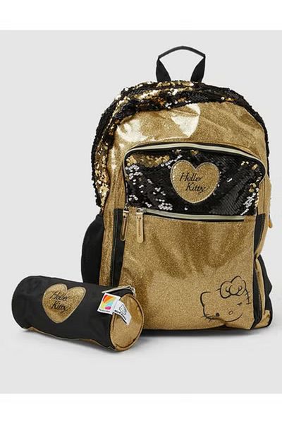 Hello Kitty school backpack with pencil case and lunch bag size 17 inches
