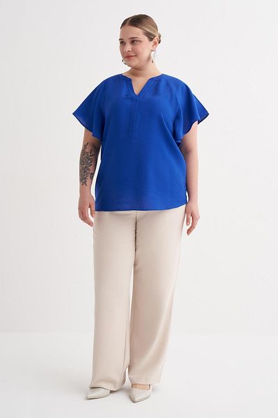 MYLİNE Cape Sleeve Casual T-Shirt