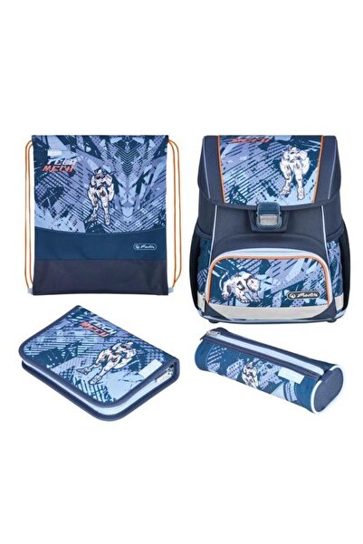 Herlitz Rucsac Loop Plus, 37 x 31 x 22 cm, design TechMech